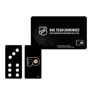 NHL Philadelphia Flyers Team Dominoes Full Set Of 28 In Gift Tin Ages 6+